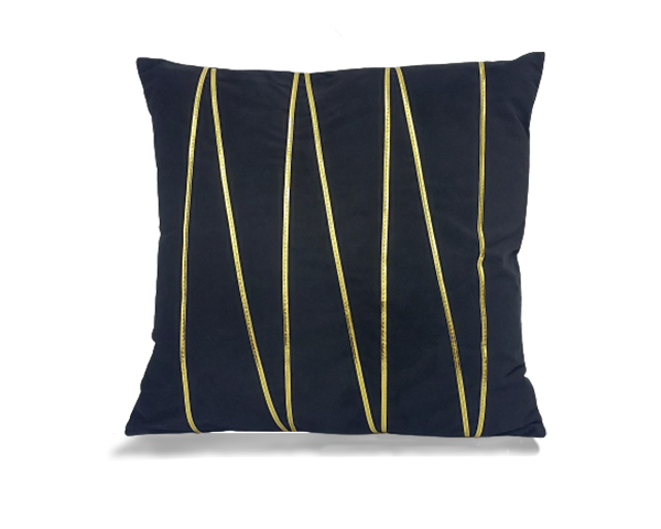 COUSSIN 46X46 REF C4605 NOIR DOREE