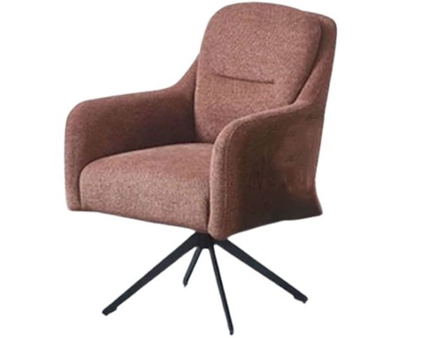 FAUTEUIL TETE A TETE REF DY-001 COULEUR MARRON 85X71X42