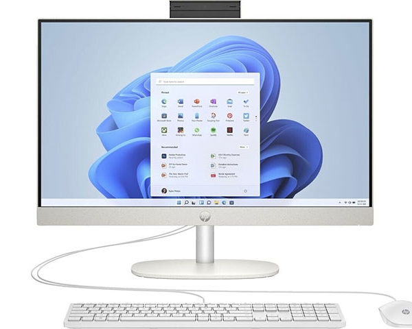 ORDINATEUR HP 24 AIO Core i3 CR0012L 8GB DE RAM 512 GB SSD BLANC