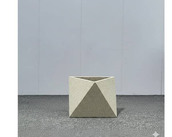 VASE DE DECORATION REF 21-1098C BEIGE 41*36*39