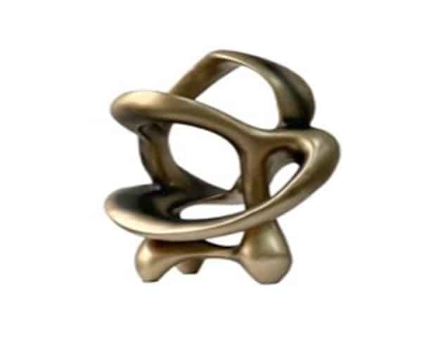 VASE DE DECORATION REF 14 COULEUR DORE