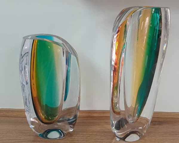 VASE DE DECORATION SET DE 2 PCS REF 02 MULTICOLOR Z